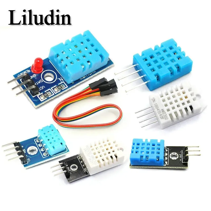 Digital Temperature and Humidity Sensor DHT11 DHT22 AM2301 Temperature and Humidity Sensor For Arduino AM2302 DHT12