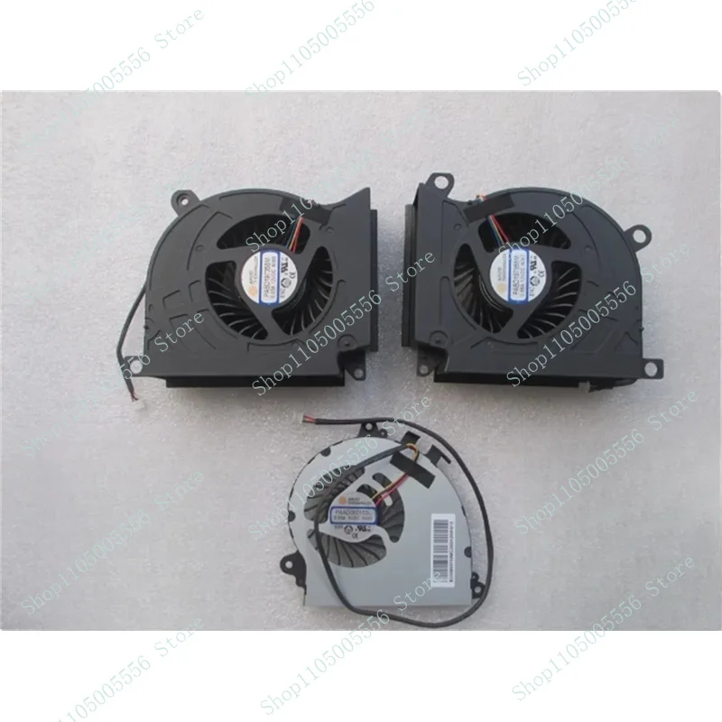 1 шт. для MSI GT80 GT80S GT83 GT83VR охлаждающий вентилятор видеокарты процессора 1 шт. для MSI GT80 GT80S GT83 GT83VR охлаждающий вентилятор видеокарты процессора