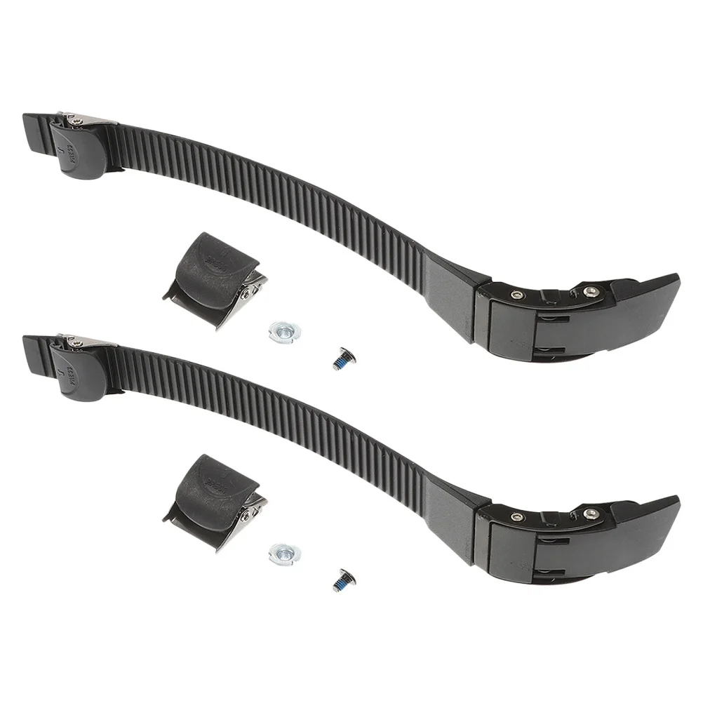 2 مجموعة استبدال مشبك الأشرطة لزلاجات دوارة أحذية تزلج قوية تحديد الأشرطة دائم بولي كلوريد الفينيل الربط الأسطوانة سكيت لوازم