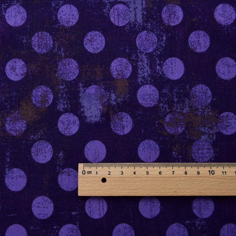 145x50cm 20s Reine Baumwolle 16mm Polka Dot Stoff DIY Material Bunte Gesprenkelte Textur Wasser-Jade-Punkt Baumwoll-Nähstoff – Detail 10