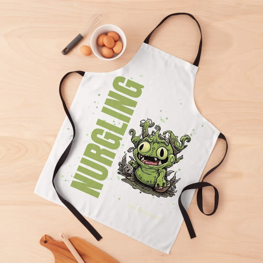 

Warhammer Nurgling shirt Apron Kitchen Handle For Women For Cosmetologist Women's Home Clothes women's kitchens Apron