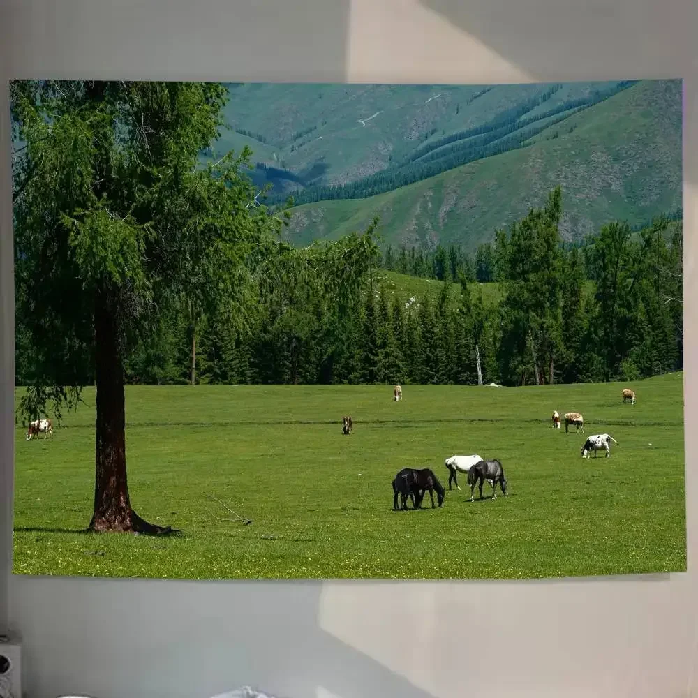 HD-Wind and Freedom Tapestry – Large Fabric Wall Hanging, Home Wall Rug or Couch Blanket for Room Decor & Cozy Living Spaces