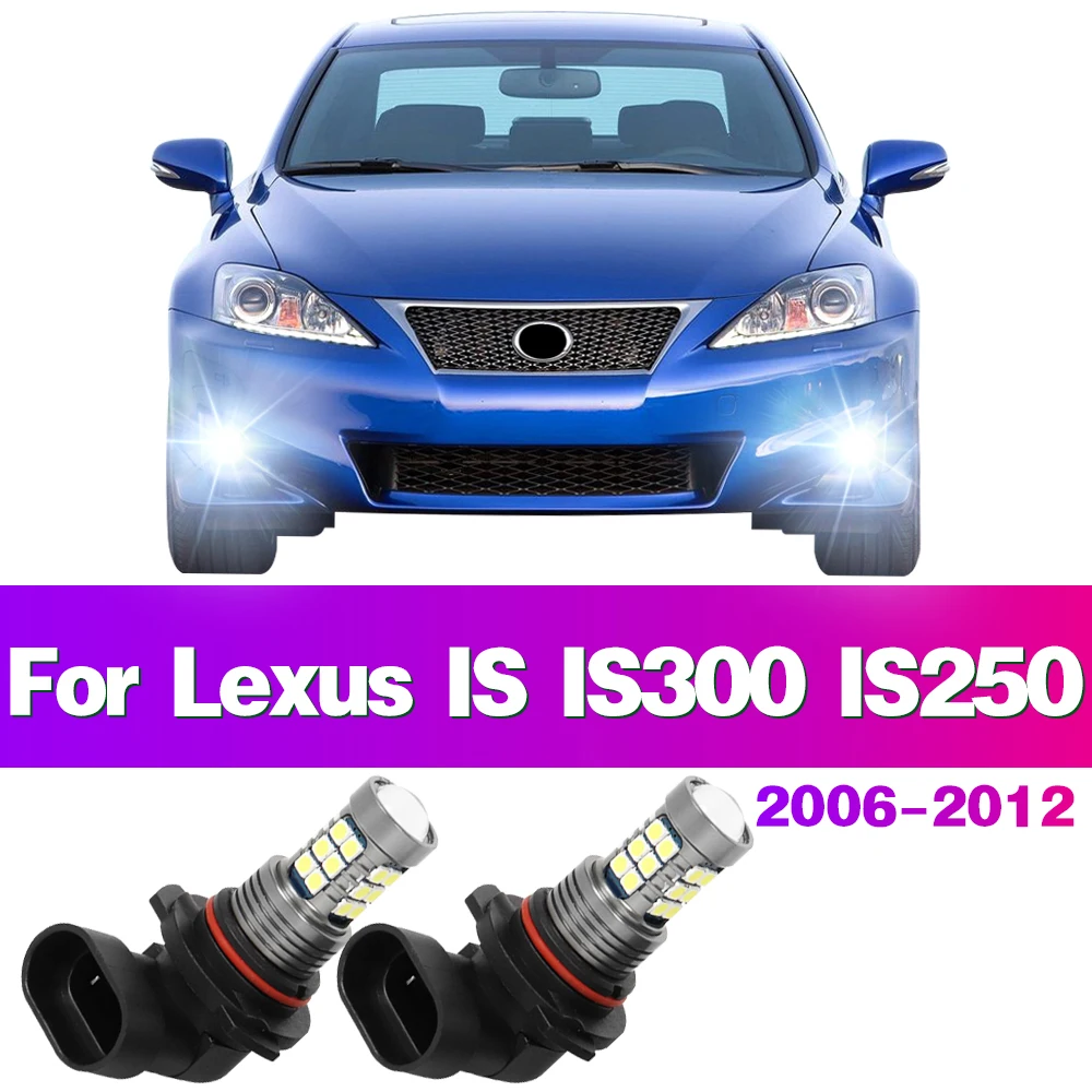 LED Car Front Fog Light Lamps 9006 HB4 Bulb For Lexus IS IS300 IS250 2006 2007 2008 2009 2010 2011 2012 Auto Accessory 