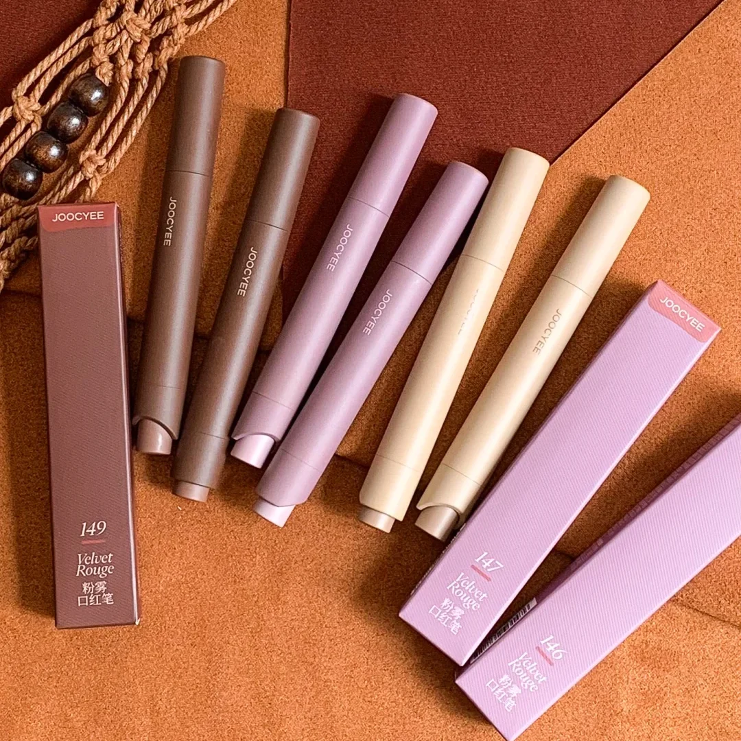 JOOCYEE Mist Velvet Lipstick Pen Matte Fashionable Long Lasting Lip Stick Korean Makeup Waterproof Lip Balm Lip Tints
