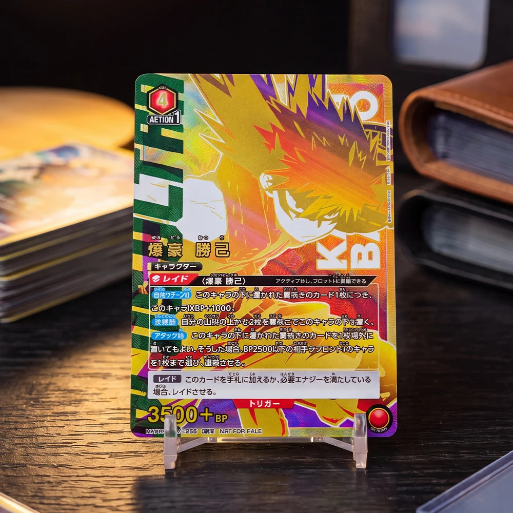 Union Arena Anime Collection Card My Hero Academia Bakugou Katsuki Izuku Midoriya Foil Holographic Card Gift Toy