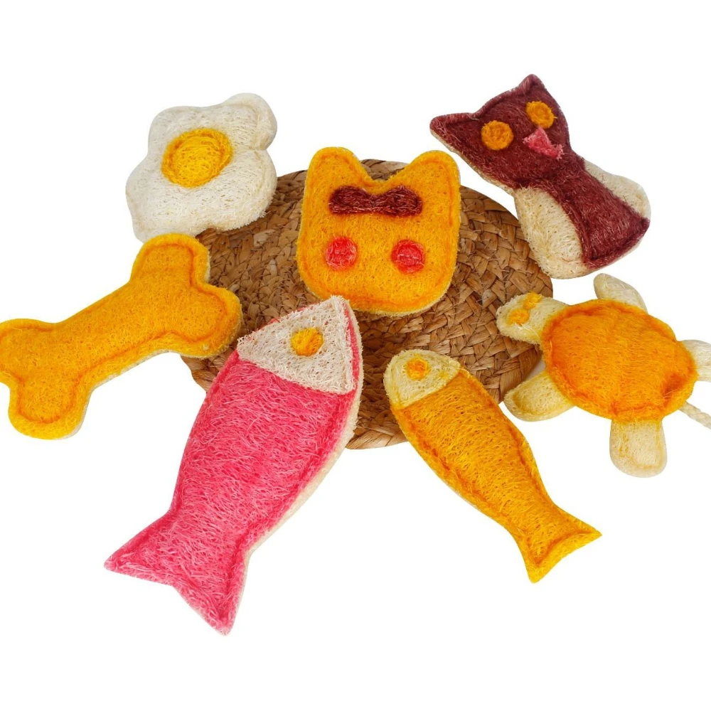 

Loofah Cat Toy Cat Scratch-scratching Magic Tool Pet Self-indulgence Biting Teeth Cleaning Cat Toys Teething Toy Pet Products