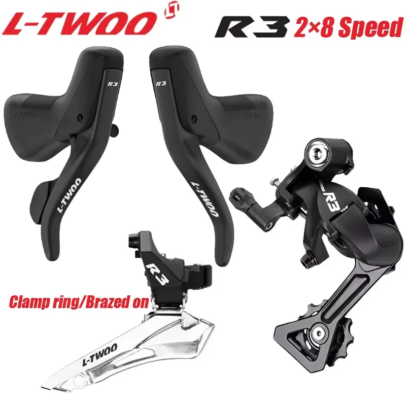 LTWOO Road Bike R3 2X8 Speed Group 16S Shifter Lever 28T 32T R3 Front Derailleur Rear Derailleur Road Bicycle Parts