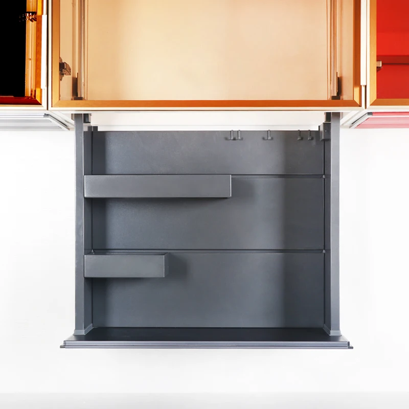 Custom Wholesale Home Kitchen Electric Lift Kitchenware Basket Closet Accessories Large Capacity Stainless Steel