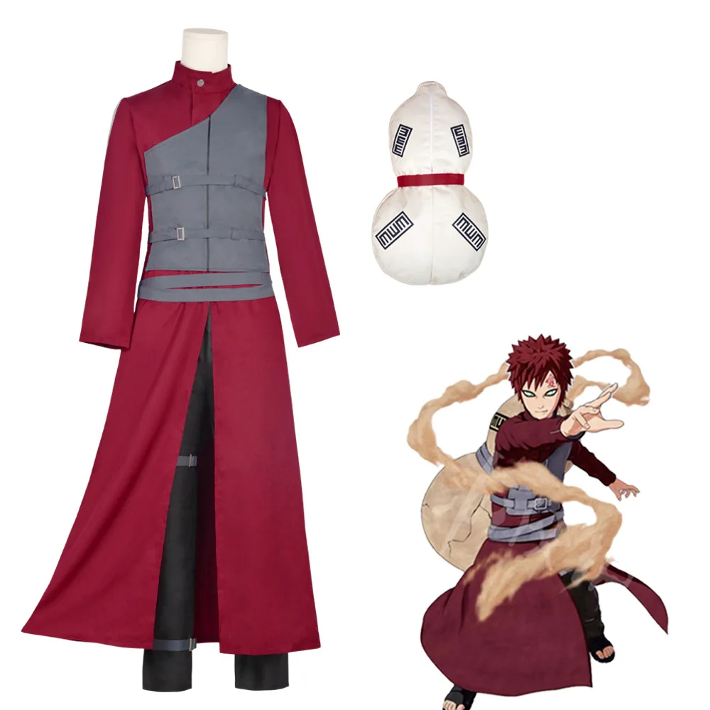 Japanese anime game ninja Gaara cos costume Halloween anime culture cosplay men's costume