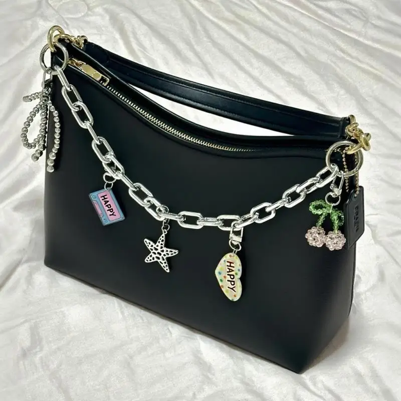 

Creative Starfish Bow Bag Pendant Cute Heart Keychain Decoration Bag Chain Charm For Women Girl Fashion Jewelry Collection