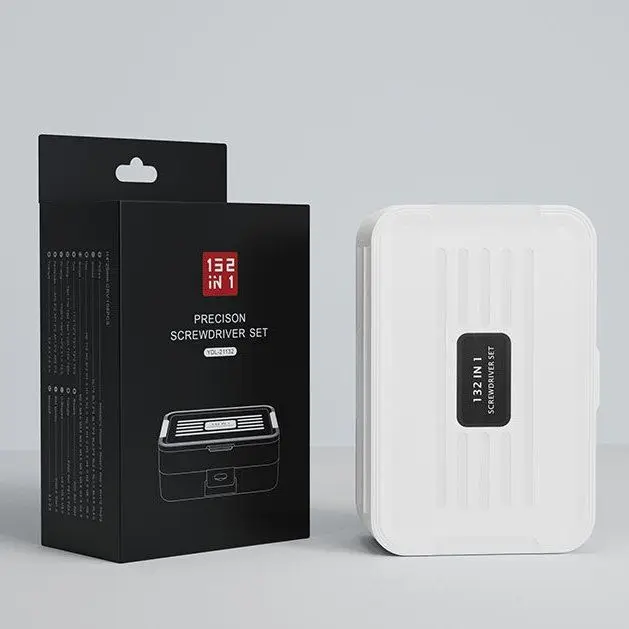 Cacciavite di precisione manuale portatile originale 132 in 1 Set completo di strumenti di riparazione per orologi per telefoni cellulari