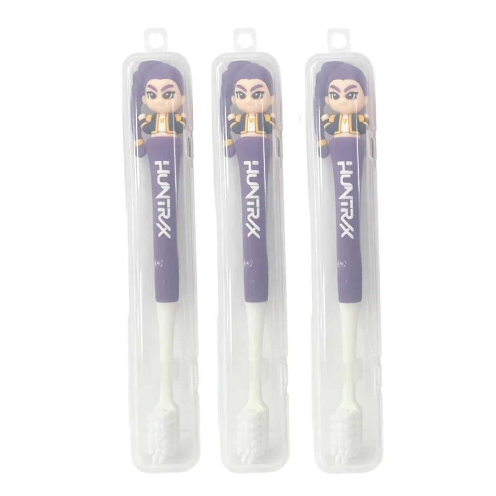 Anime Hunters Thema Lumi Mila Zoi Tandenborstel Ultra Zachte Fijne Haren Chibi Figuur Student Mondhygiëne Tandenborstel Cadeau