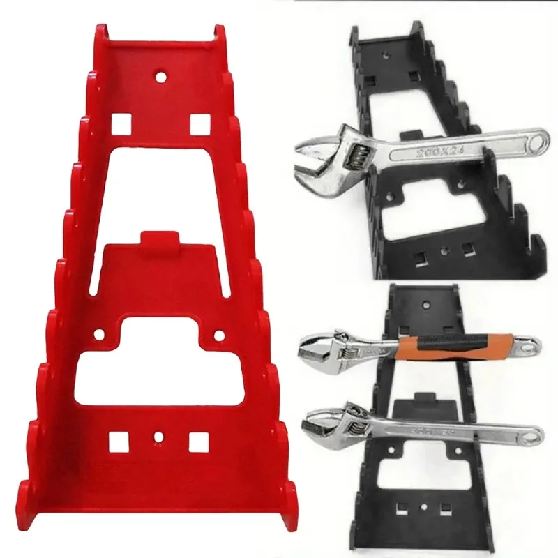 自動車修理工具箱、プラスチック製レンチホルダー、耐摩耗性マルチスロットフックレンチホルダーの保管に使用されます。