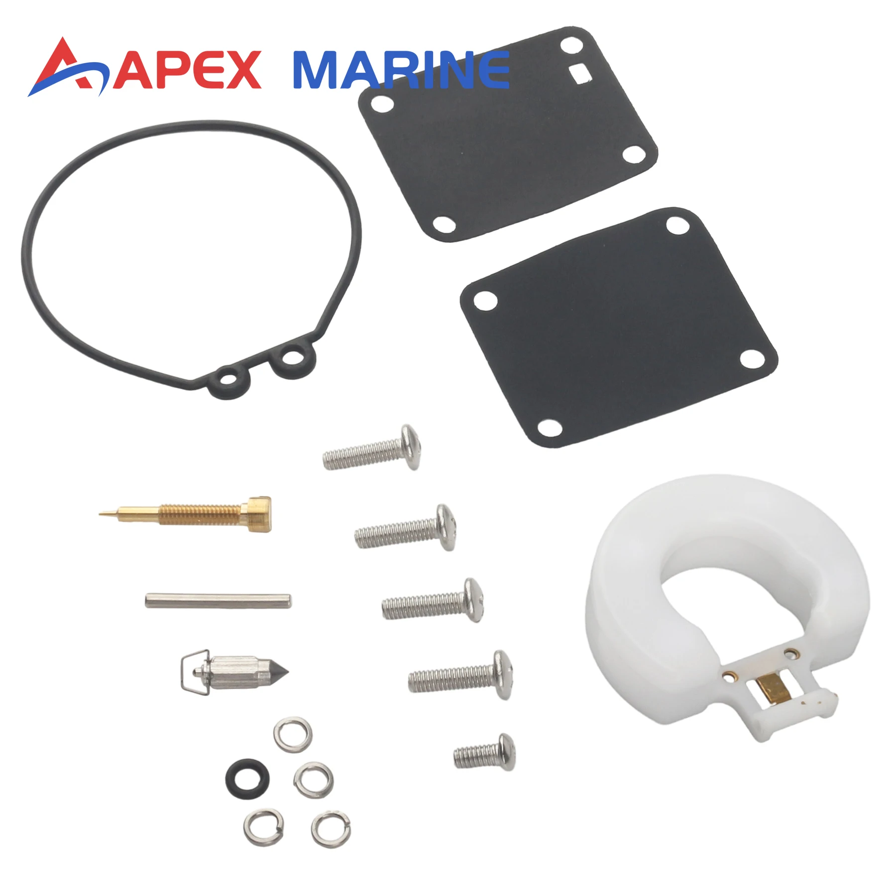 

6G1-W0093-00 Boat Motor Carburetor Rebuild Kit for Yamaha 2-Stroke 3 6 8 HP Outboard Engine Parts 6G1-14301-01 18-7765