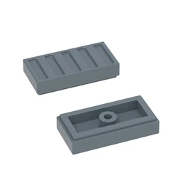 MOC 10PCS 2412w Special Tile Modifed 1x2 Building Blocks Kit Horizontal Stripes Plate Board Bricks Particle Toys Children Gifts