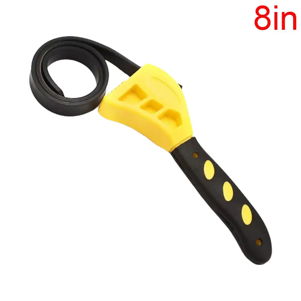 6-inch Adjustable Belt Wrench Plastic Multi-function Opener Universal Bottle Tool Hardware ﻿ Auto Repair Filter P3O2