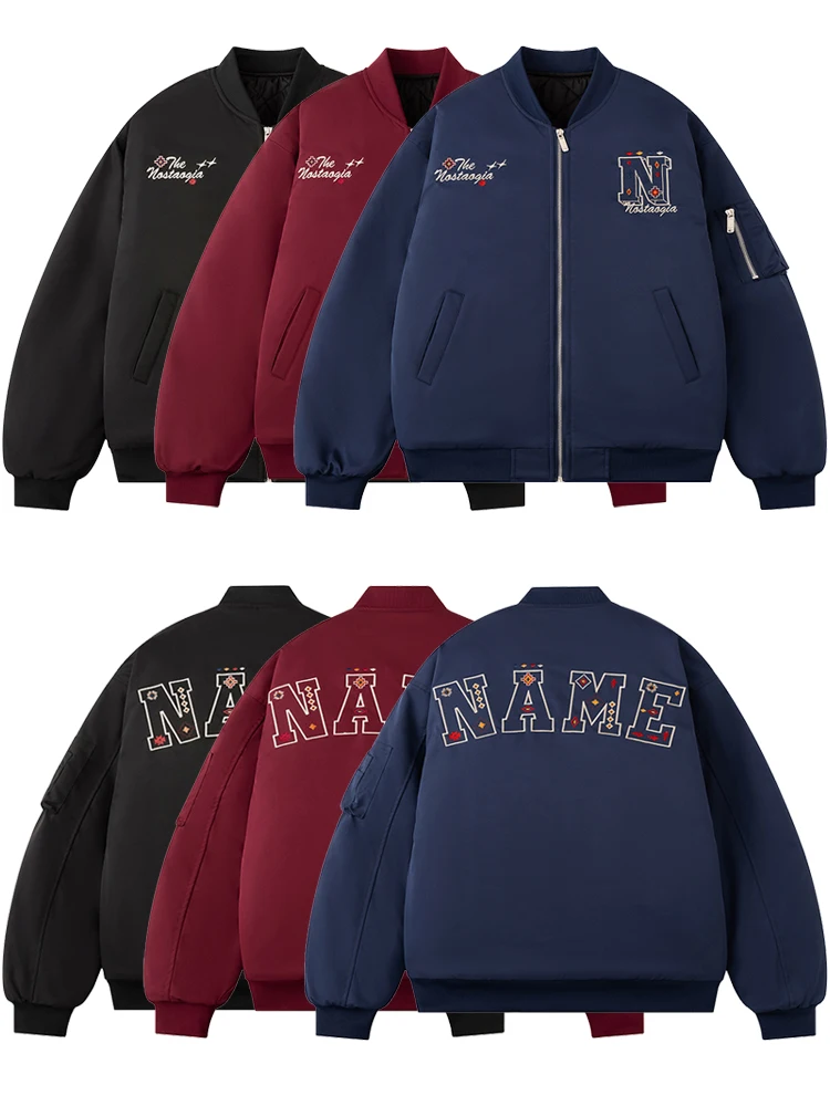 

Men's Thiened Cotton Jaet Baseball Vest Autumn Winter Loose Couple Workwear Top Outerwear Polyester Removable Hat