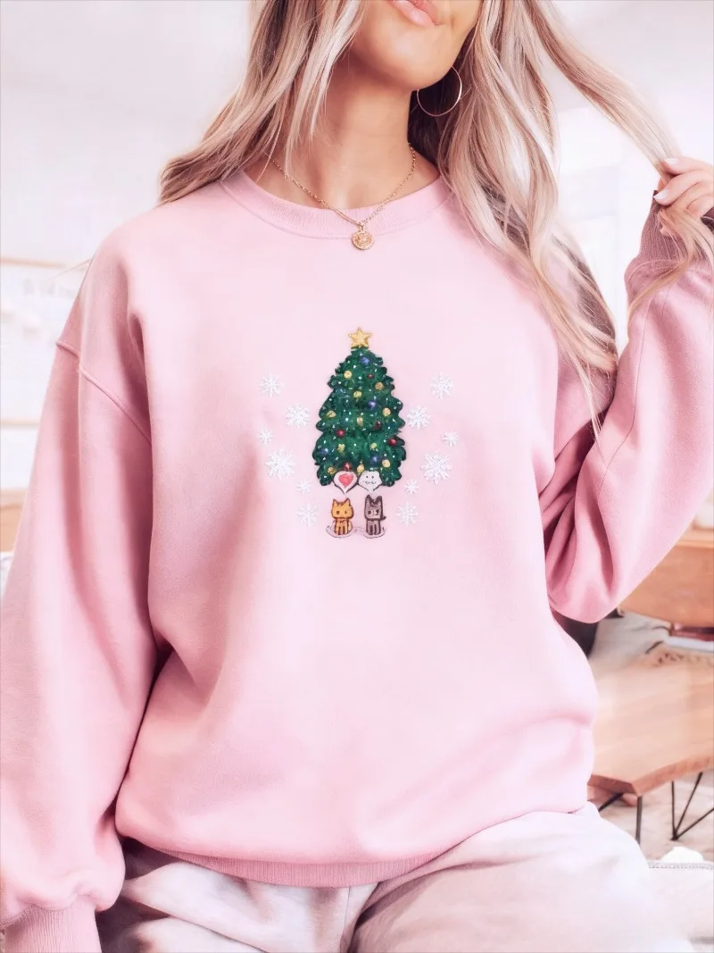 سويت شيرت Stardew Valley مستوحى من العطلات للجنسين هدية عيد الميلاد معبر لعبة زراعة الحيوانات جرافيك هوديي قميص حراري هودي