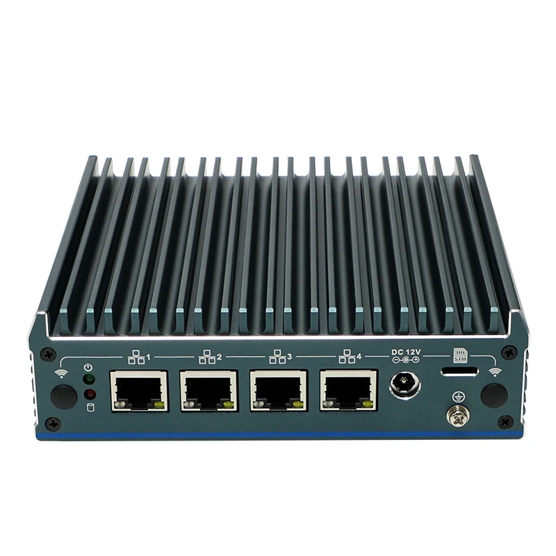 Yanling 12. Generation Erle See n100 Mikro-Router Firewall-Gerät Gerät 4 Intel 2,5g LAN lüfter loser Pfsense Mini-PC