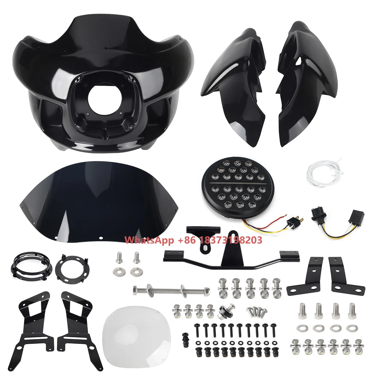 Front Upper Lower Fairings with 7