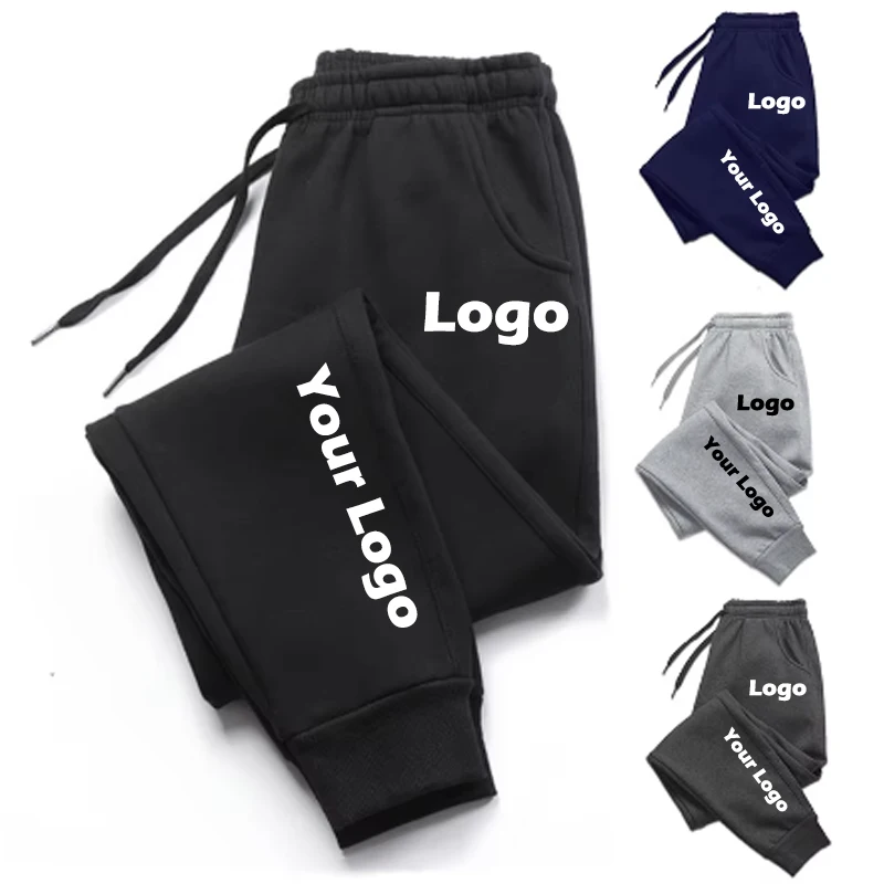 Customized Trend Adult Pants Sweatpants Design High Quality Loose Cotton Pants Jogger Men Casual Fitness Winter Jogging Trousers