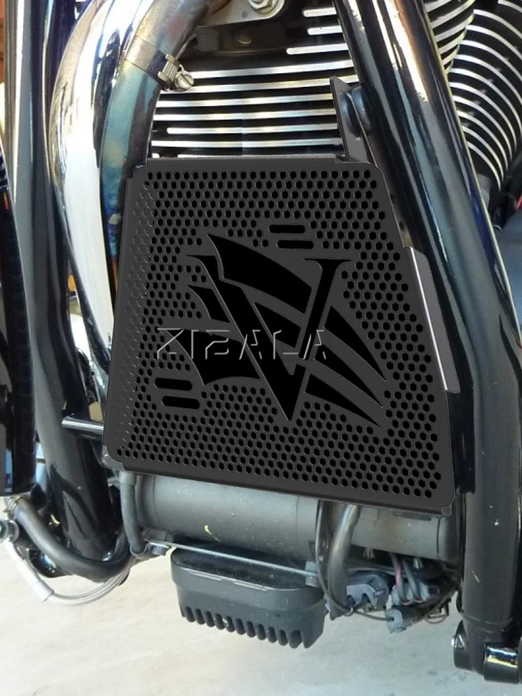 

FOR Victory Cruiser Hammer Vegas 8 Ball King Pin Judge Highball Jackpot 2008-2024 2023 2022 2021 Radiator guard Oil Cooler Cover