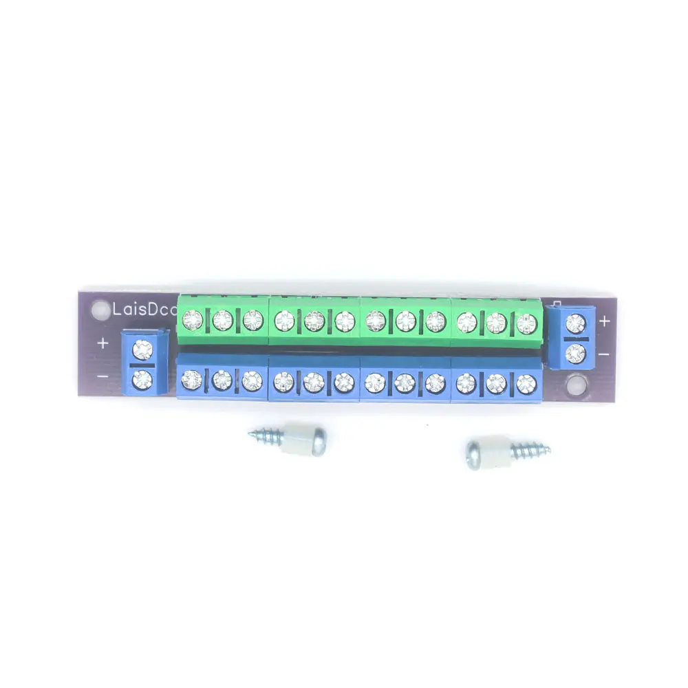 Carte de distribution d'alimentation à double couche, 1 unité, 2 entrées, 2x13 sorties pour tension CC CA, PCBHousefor Train l'inventaire