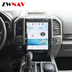 12.1 Vertical Screen Android Multimedia Player GPS Navigation For Ford F150 2015 2016 2017 2018 2019 Auto Audio Radio Head Unit