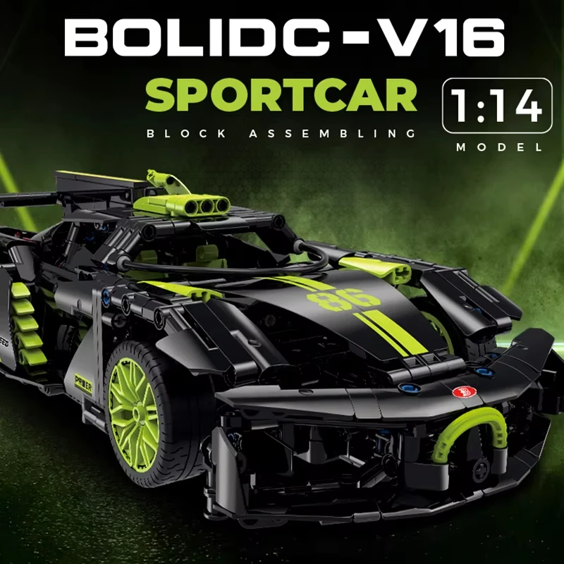 

Technical Champion Bugatied Speed Sports Racing Car Building Block Decoration Model Adult MOC Bricks Toys for Children Gift