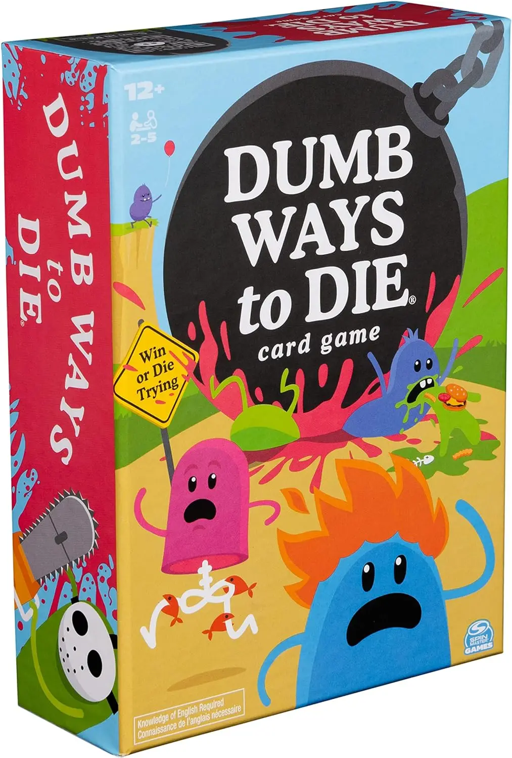 

Spin Master Games, Dumb Ways to Die — карточная игра viral hit, подходящая для колледжа, дней рождения и многого другого, семейные игры, игры для вечеринок
