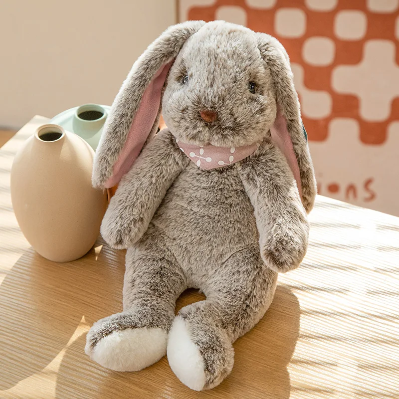 Zu-エミュレーションうさぎかわいいウサギのぬいぐるみ、ニット