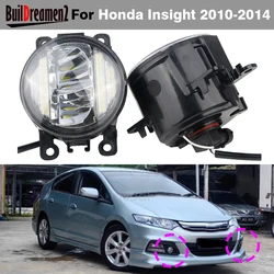 30W H11 Car Left + Right LED Fog Light Daytime Running Lamp DRL 2 Pieces For Honda Insight 2010 2011 2012 2013 2014