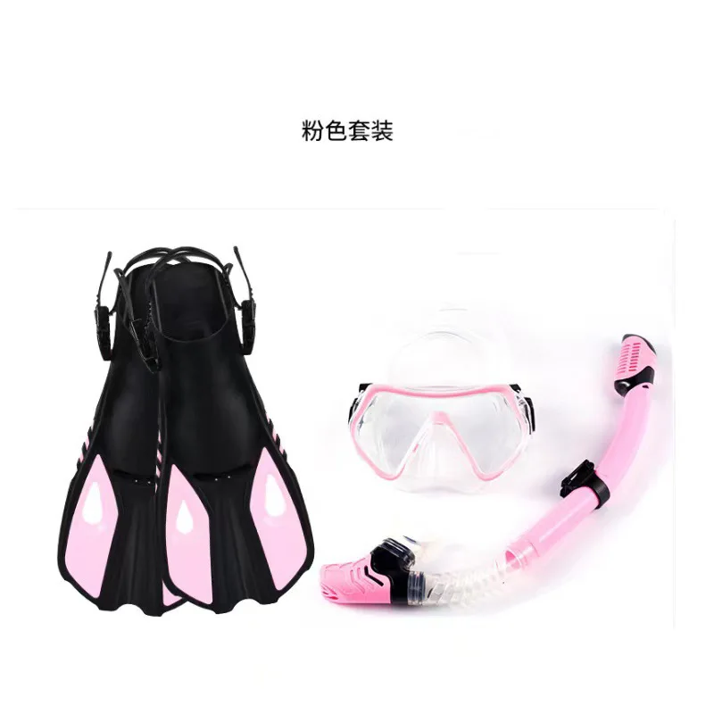 Aquatic Sports Diving Mask Snorkel Adjustable Flippers Complete Gear Swimming Aid Dive Kit Swimming Gear