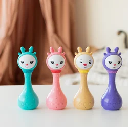 Baby Music teether rattle toy for child 0-24 education Mobile kids bed Bell newborn stroller crib infant pacifier tear