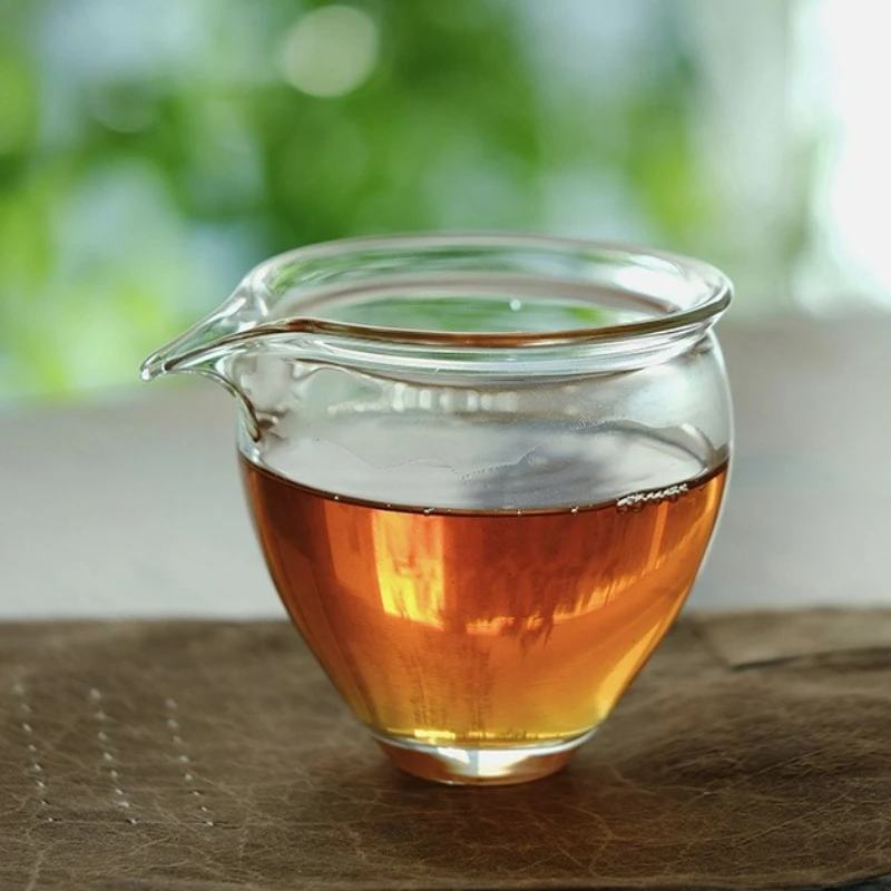 

Японская чашка для чая из боросиликатного стекла, термостойкий утолщенный кувшин для чая, стеклянная чашка для ча-хай, домашний чайный сервиз для кунг-фу
