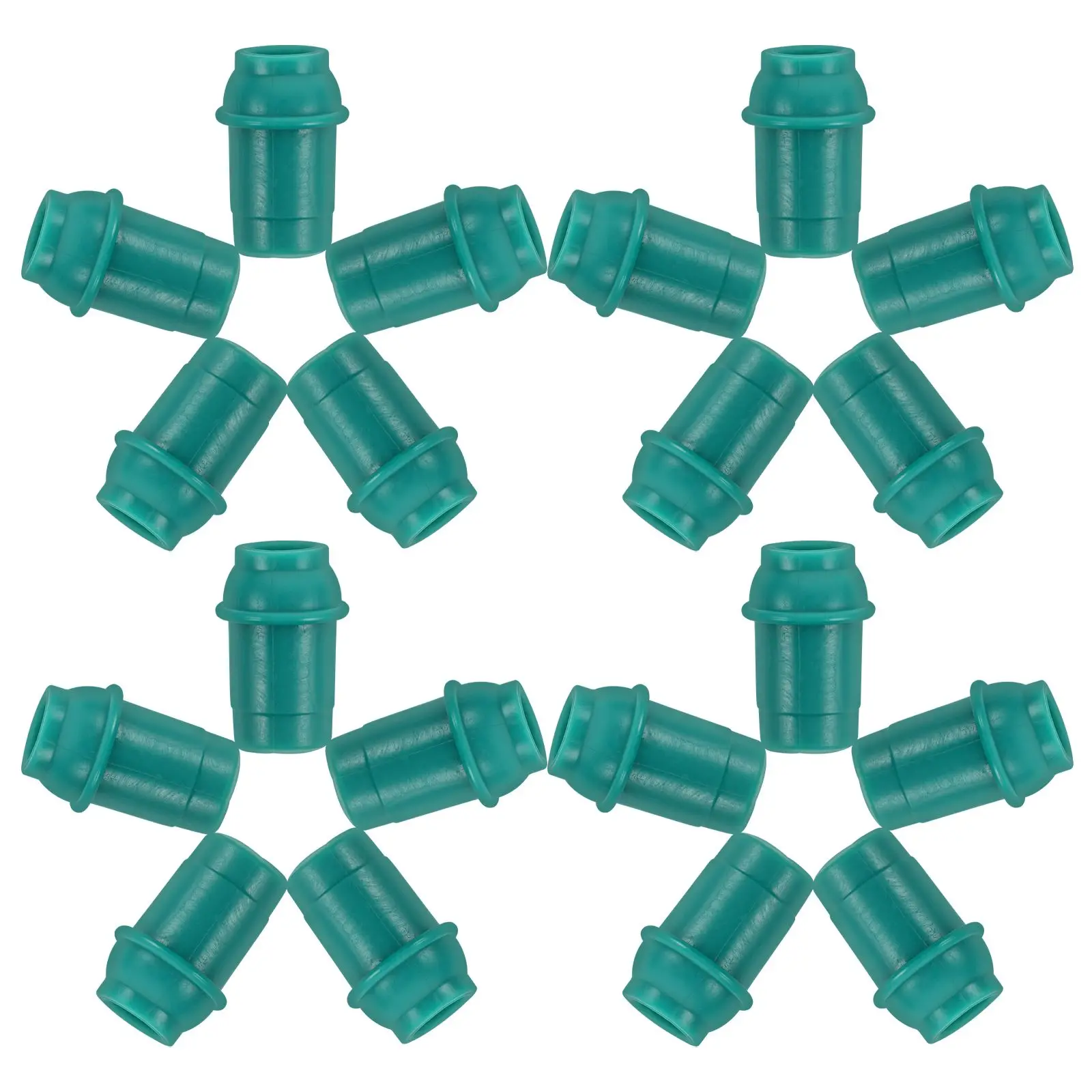 

20 Pcs Cupping Accessories Handheld Pump Nozzle Tip Device Connector Green Manual for