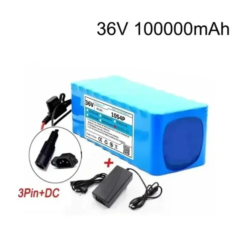 

10S4P 36V 100Ah 100000mAh 18650 Lithium Battery – Compatible with Electric Scooters