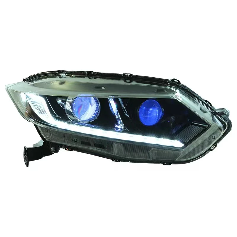 

For Honda xrv LED Headlight assembly DRL daytime running light lamp angel devil eye Xenon Car accessories