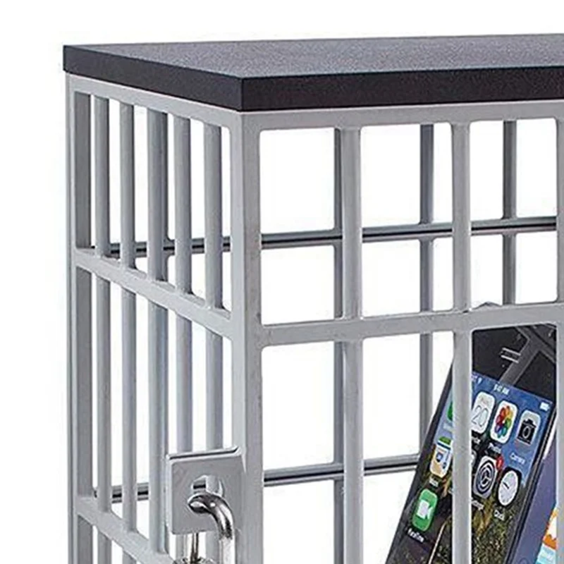 F-3C Metal Lock Box Cell Phone Jail Lock Safe Cell Phone Cage, Durable Fine Workmanship