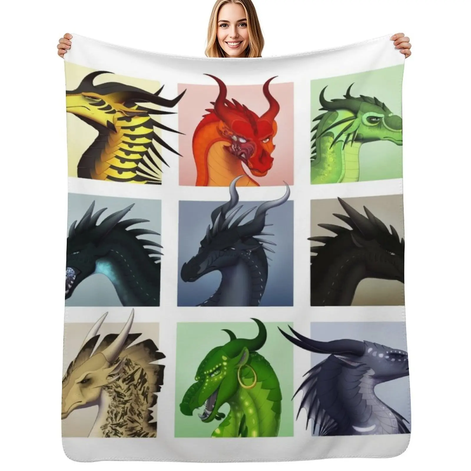 Wings of Fire - Bad Guys Throw Blanket christmas decoration Sofa Sofa Throw cosplay anime For Sofa Thin Flannel Fabric Blankets