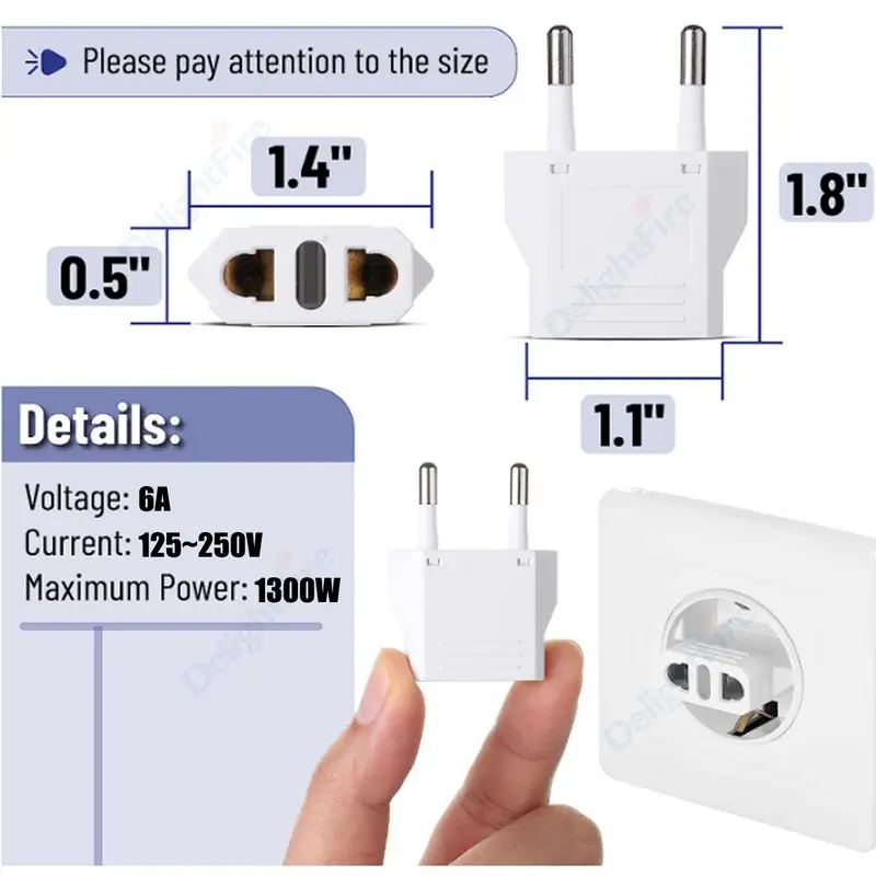 1-100 stücke EU Stecker Adapter CN AU JP UNS zu EU Stecker Adapter Reise Adapter Elektrische KR Euro Stecker konverter Steckdosen AC Outlet