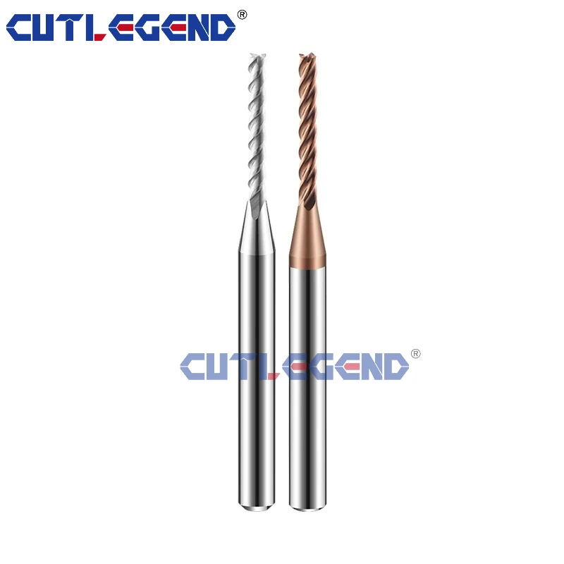 Extra langer Flötenfräser aus Vollhartmetall, Tiefnutfräser mit langer Schneidkante, Fräser, Schnittlänge 6/8/10/12/15 mm, Durchmesser 1/2/2,5 mm – Detail 6