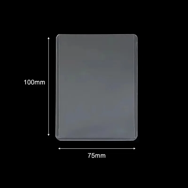 1/25/50Pcs 35PT Clear Kpop idol Photocard Sleeve Anti-scratch 3X4" PVC Gaming Trading Card HD Plastic Collect Holder