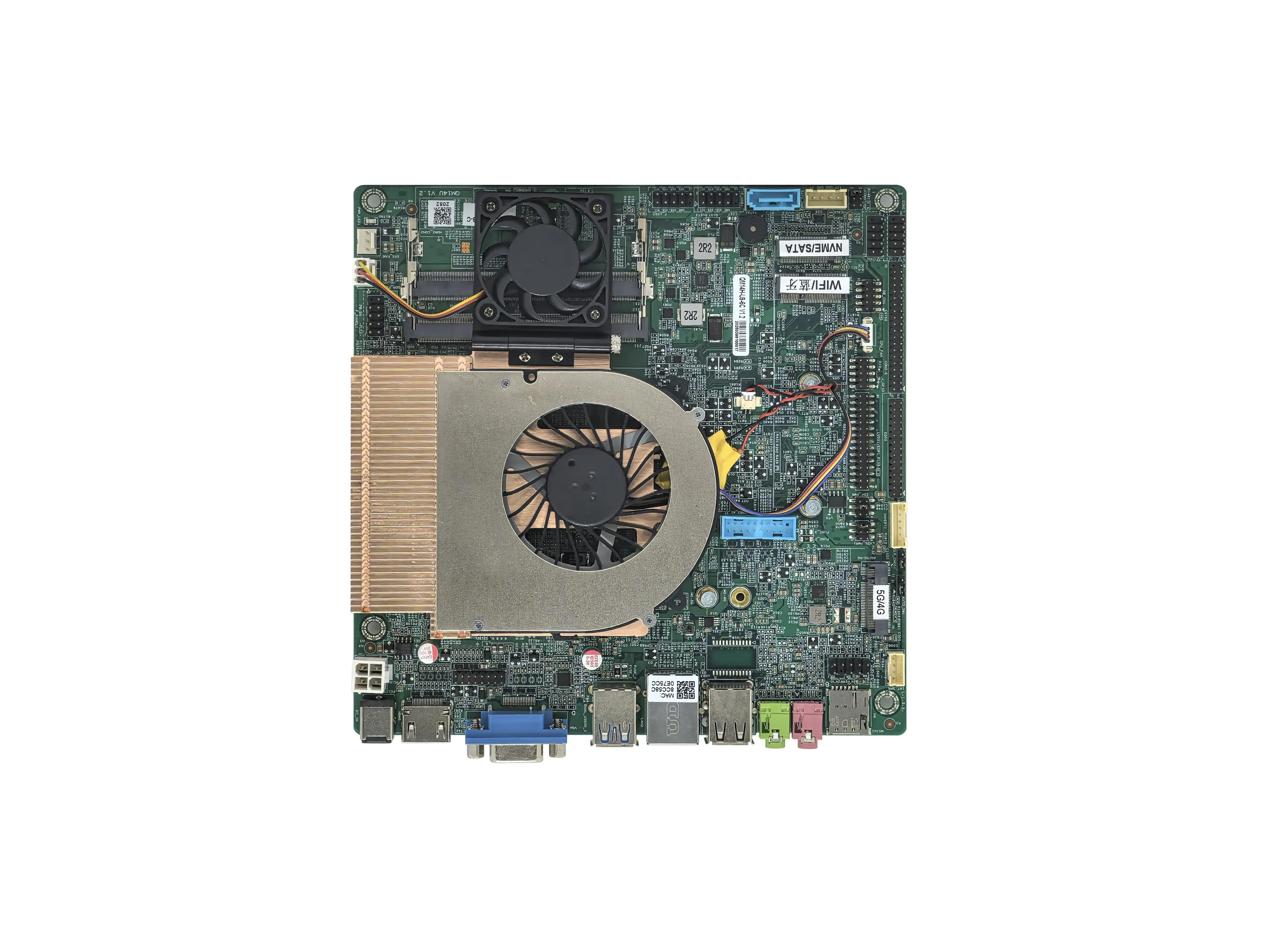 ELSKY Manufacturer Motherboard Ultra5 225U DDR5 96GB M.2 512GB USB WI-FI WIN10 HDMI/VGA Four Display Pc Motherboard Ddr4 for AI