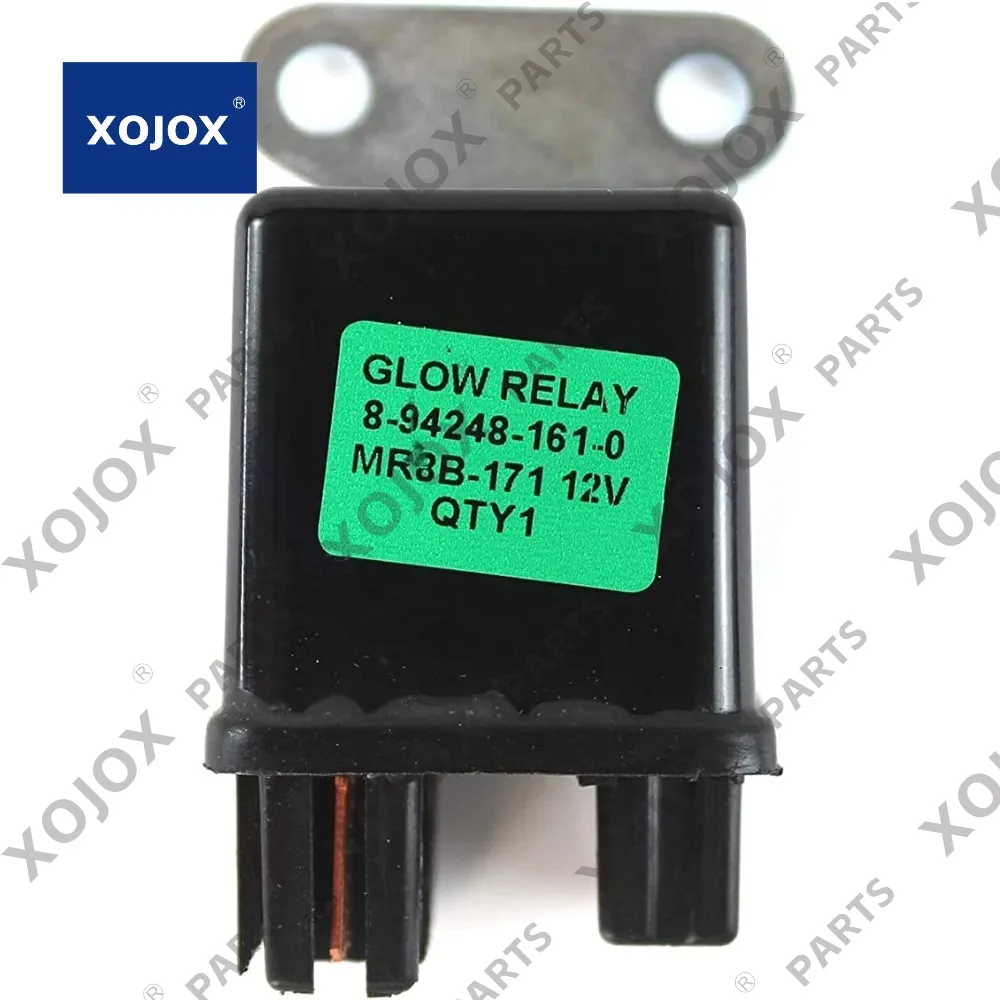 

XOJOX 8942481610 8-94248-161-0 12V Relay Glow Plug - SINOCMP Glow Plug Relay for Hitachi ZAXIS27U ZAXIS50U ZAXIS40U Excavator Pa