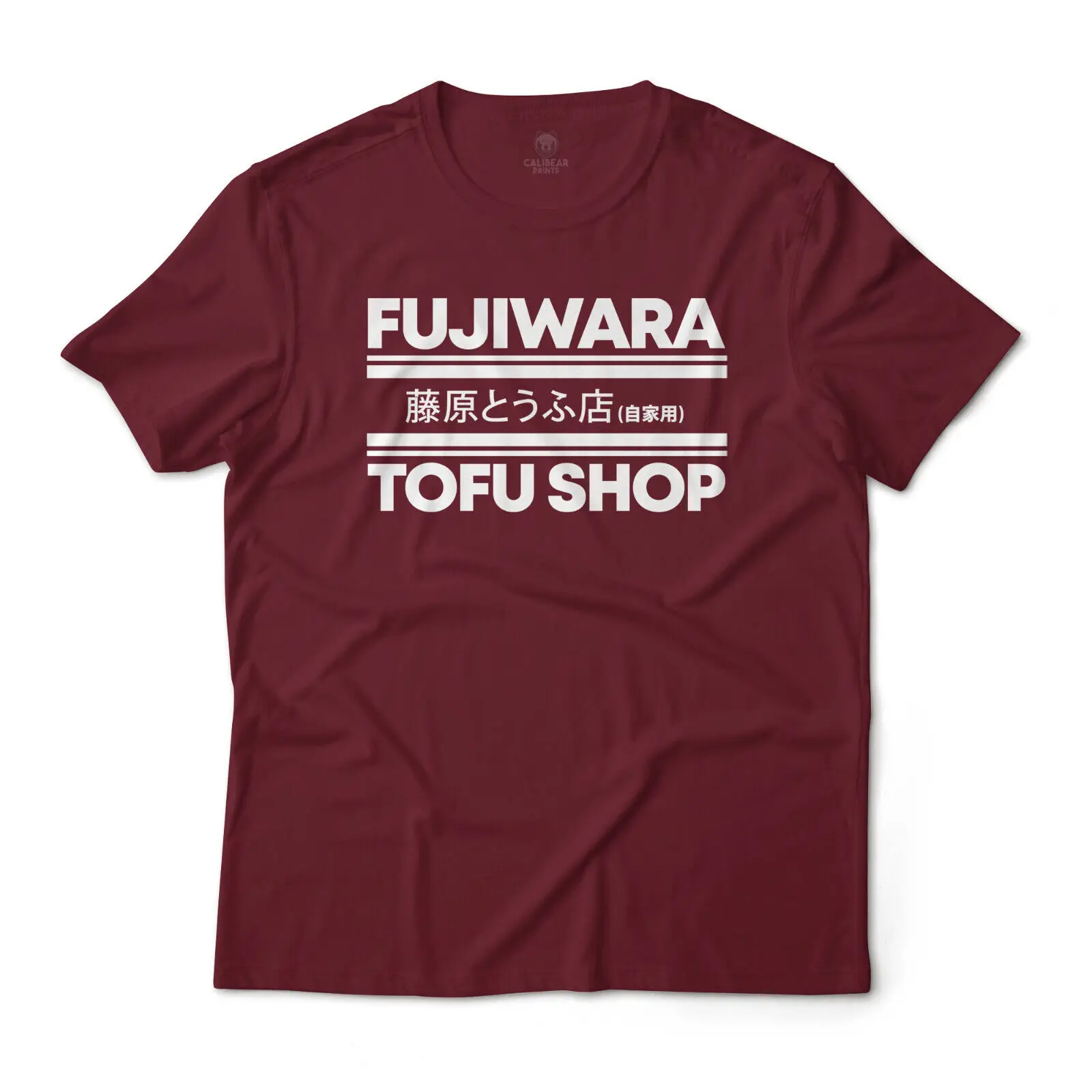 Fujiwara Tofu Shop Initial-D Anime Graphic Art Lightweight Cotton T-Shirt