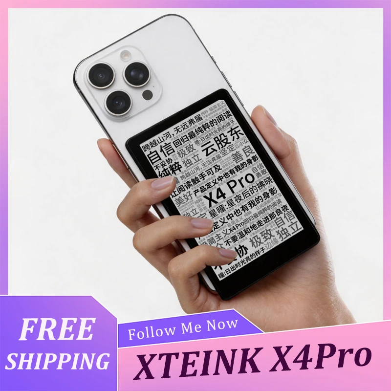 XTEINK X4Pro E-book Reader 4.3-inch Ink Screen Touch Front Light Ultra‑thin Reader 16G Supports Reading Of Comics Novels Gifts