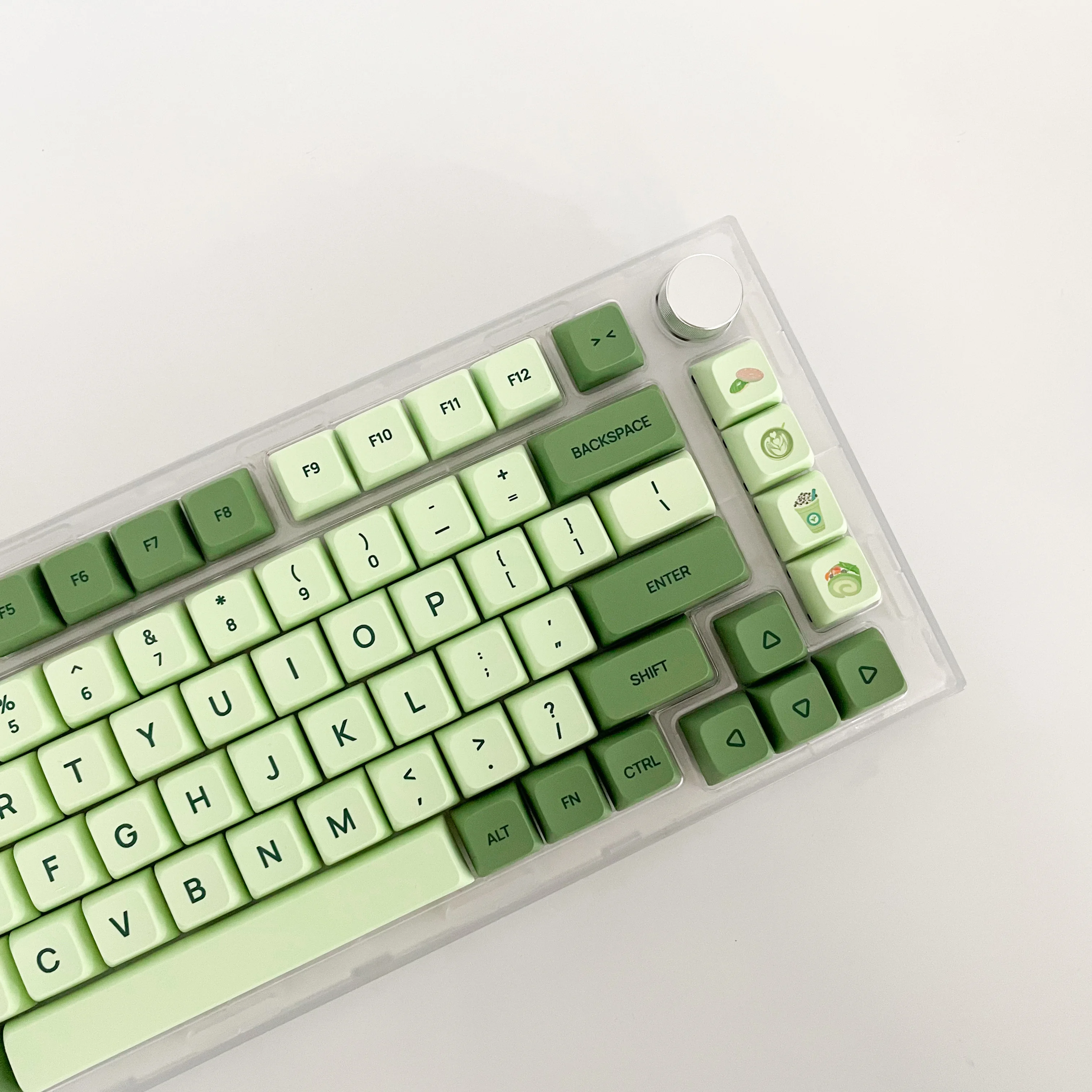 XDA PBT Keycaps 140 Keys Korean/Japanese/English/Russian Honey Milk Matcha PinkDye Sublimation For Gaming Mechanical Keyboard