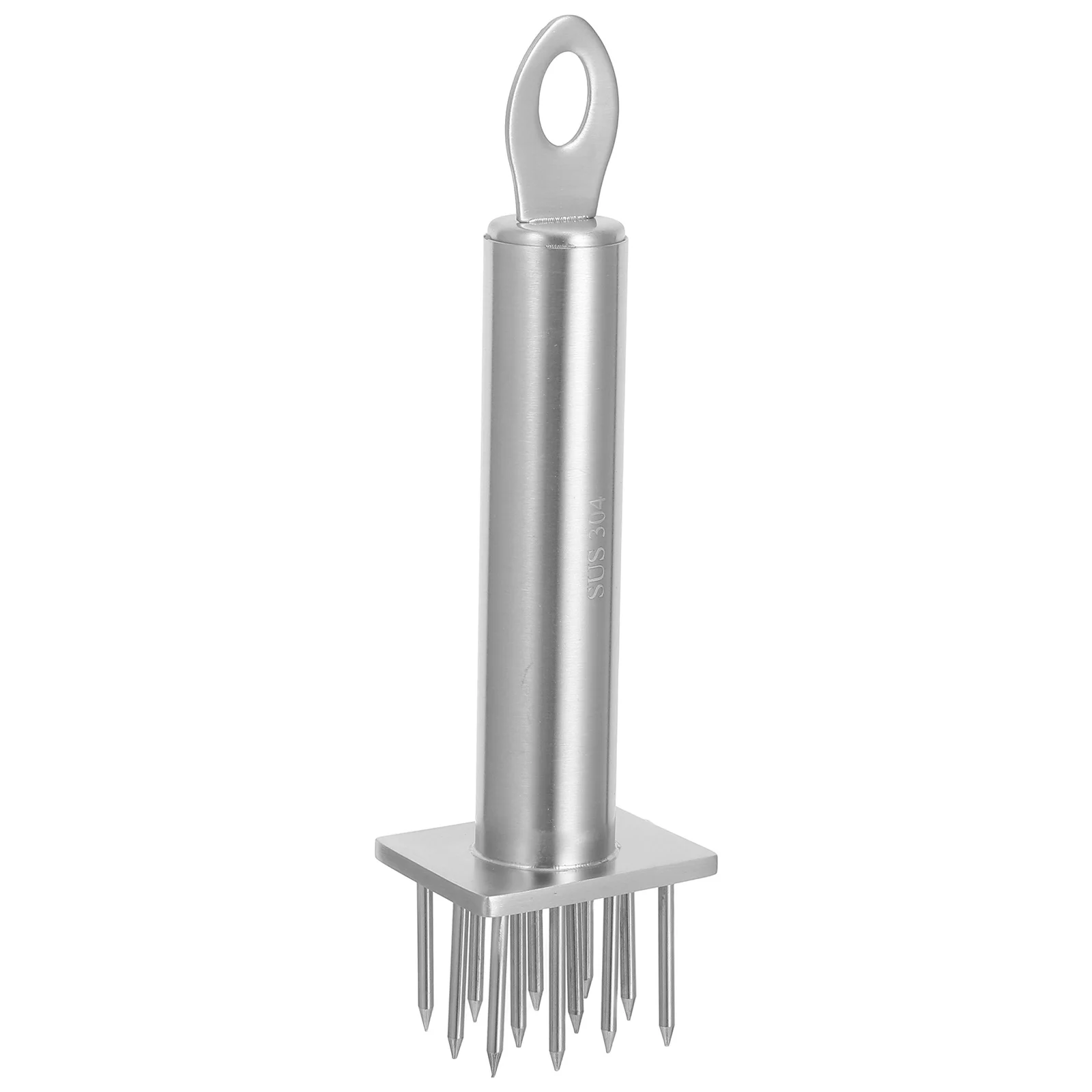 

1pc Stainless Steel Meat Tenderizer Mallet 12 Sharp Needles For Beef Poultry Steak Hammer Kitchen Tool Bbq Cooking