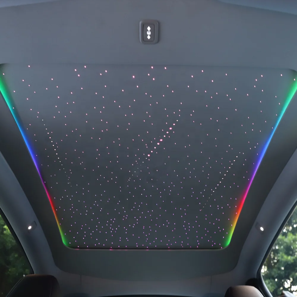 New Model Y Juniper Starry Sky Sunshade Voice Control Electric Retractable Roof Sun Shade Interior Upgrade